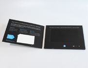 CMYK printing Handmade LCD 7 inci HD Video Greeting Card dengan tombol ON / OFF