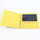 1024 x 600 Tombol Switch Resulotion Video Brochure Card Dengan Layar LCD Mikro-Tipis