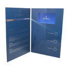 CE ROHS Video LCD Brochure Custom Printing Paper Crafts Dengan A5 Layar Sentuh Real Estate