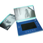 Kotak Versi LCD Video Brochure 7 Inci 3000mah Kapasitas Baterai Untuk Hadiah Bisnis