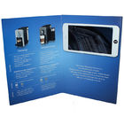 VIF Free Sample Magnetik beralih wisuda brosur video digital 7 inci dengan kertas A4 / A5 untuk undangan bisnis