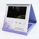 Layar TFT LCD Video Kartu Ucapan CMYK Printing Dengan Built-In Speaker