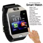 2G GSM Bluetooth Cerdas Watch Karet Band Untuk IPhone / Samsung HUAWEI / LG
