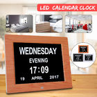 Kalender LED Alarm 1024 * 768 Kartu Undangan Pernikahan