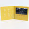 Free Sample Limited Video In Folder Factory Handmade LCD Greeting Book 7 inch Video Brochure  For Promo