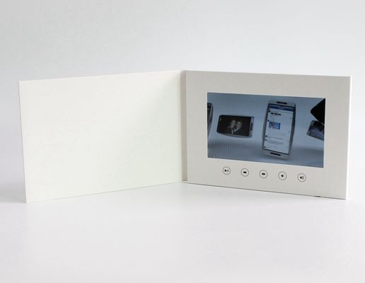 VIF Free Sample 2G CMYK pencetakan LCD Video Invitation Card untuk kegiatan promosi