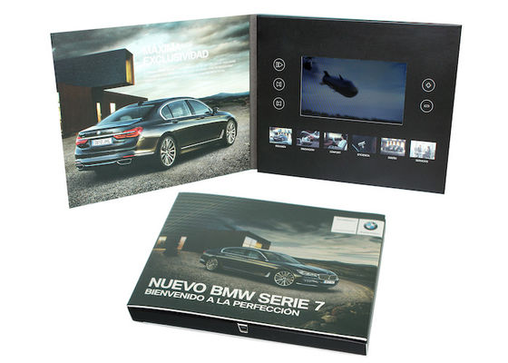 512 MB warna-warni pencetakan HD Digital layar sentuh Flip Book Video untuk festival