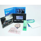 Sampel Gratis VIF Handmade USB downlaoding CMYK pencetakan LCD HD IPS 7 Inch Video Brochure Card untuk iklan