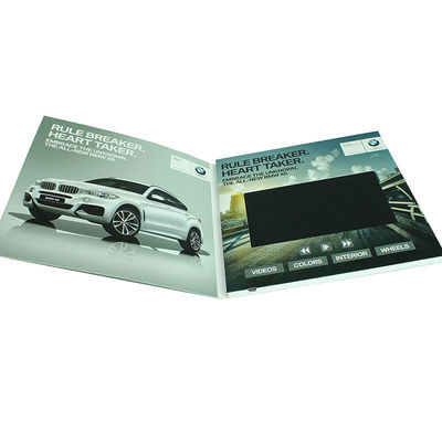 VIF Sampel Gratis 7 Inch LCD Video Brochure Iklan Video Booklet bult dalam memori 2GB memuat video dengan LCD TFT Screen