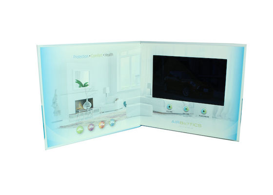 Disesuaikan Percetakan Lcd Video Card, Kartu Promosi Lcd Undangan Untuk Iklan
